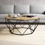 Hanah Home Diamond - Oak Mesa de Centro Roble